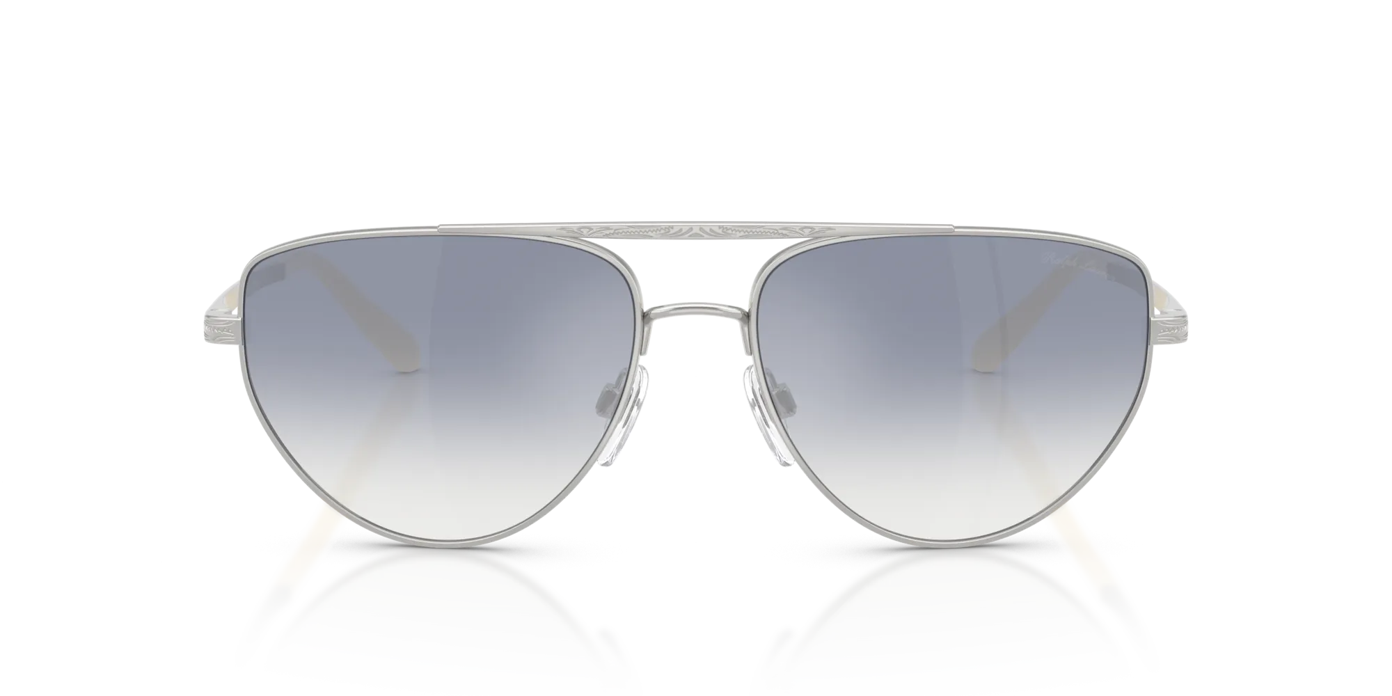 Ralph Lauren RL7090 90017B Occhiali da sole Acciaio Argento Pilot Specchiate Sfumato - immagine 3