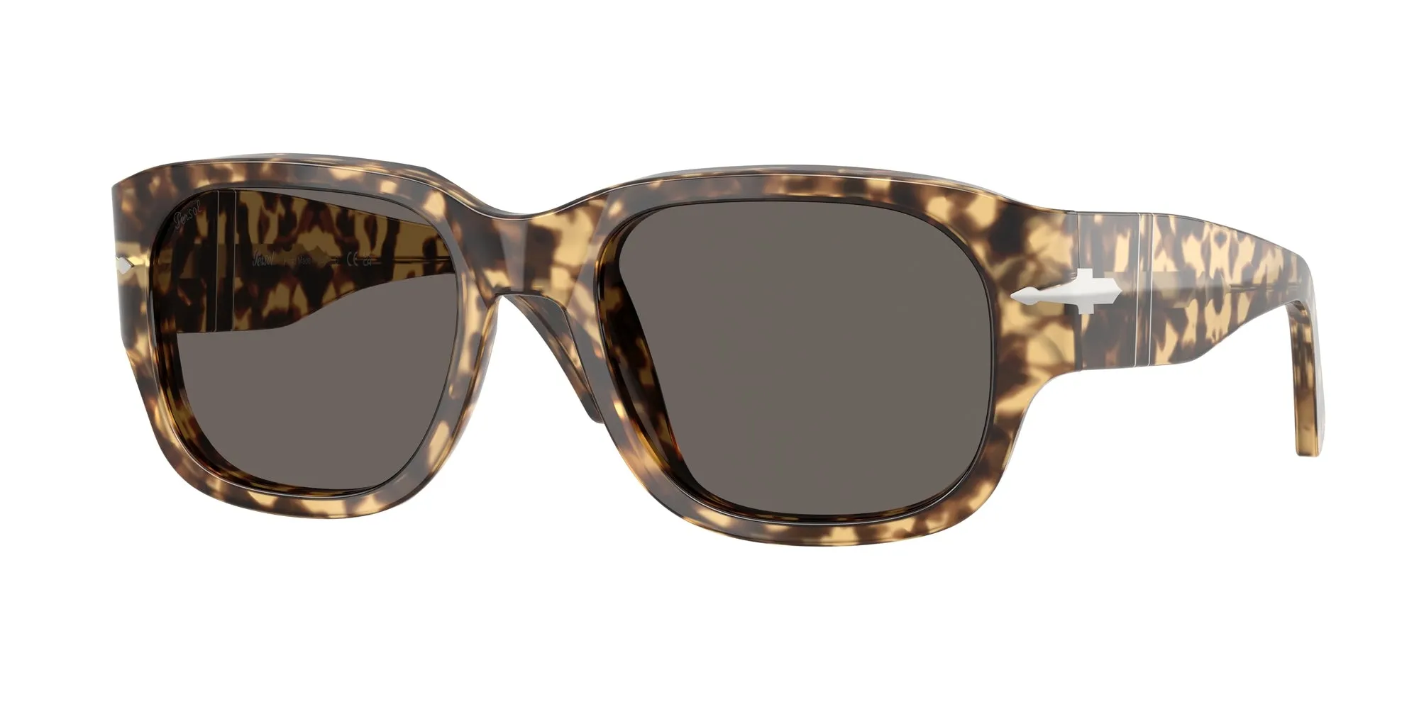 Persol PO3380S 1056B1 Occhiali da sole Acetato Marrone Grigio Squadrata Normale - immagine 1