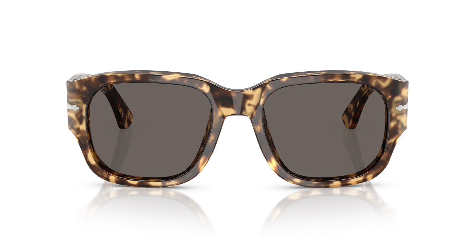 Persol PO3380S 1056B1 Occhiali da sole Acetato Marrone Grigio Squadrata Normale - immagine 3