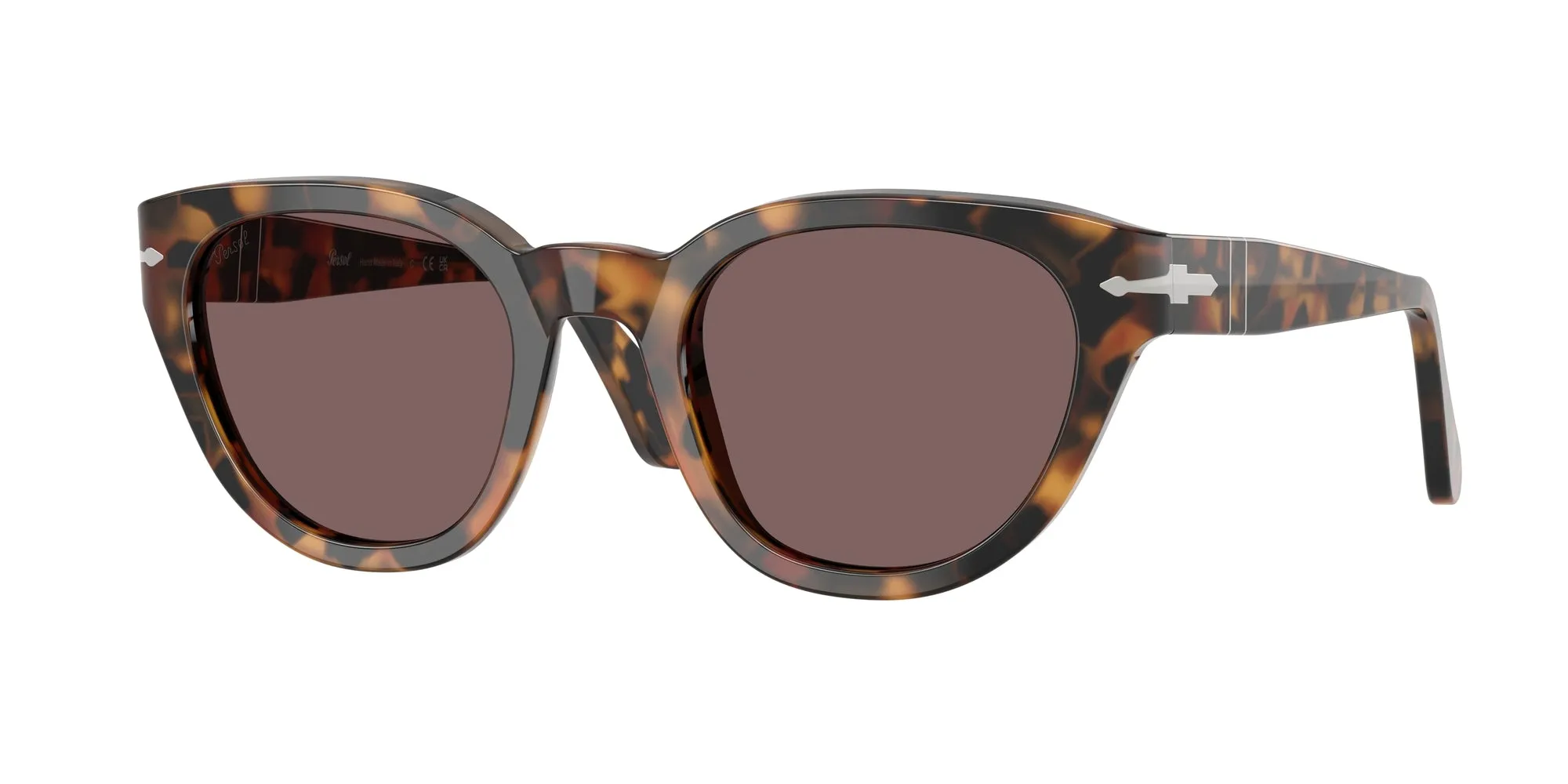 Persol PO3379S 105253 Occhiali da sole Acetato Tartaruga Viola Farfalla Normale - immagine 1