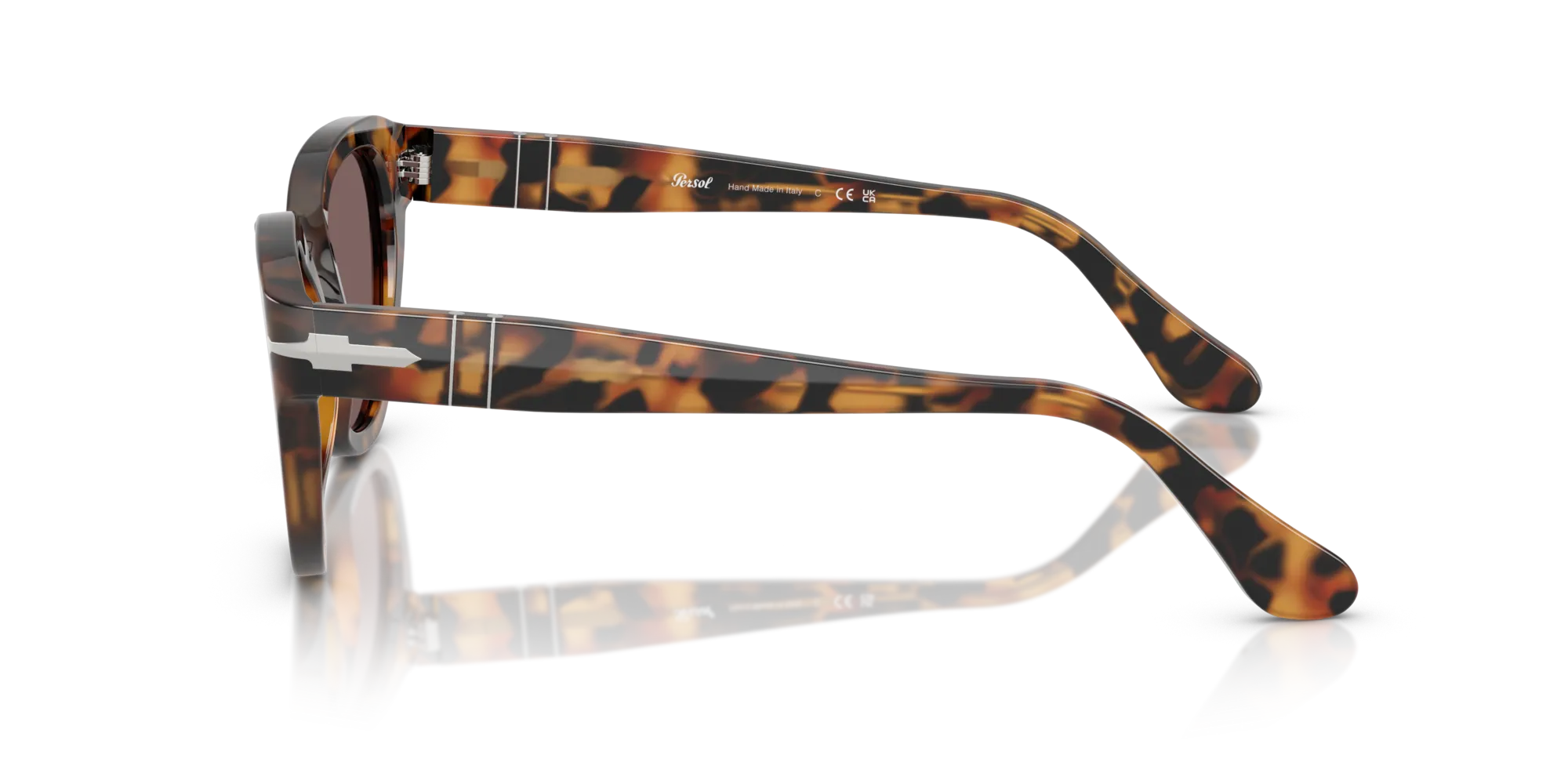 Persol PO3379S 105253 Occhiali da sole Acetato Tartaruga Viola Farfalla Normale - immagine 4