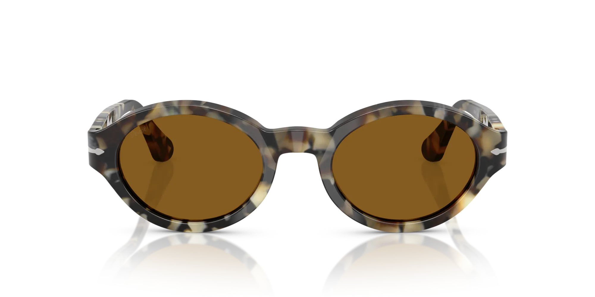 Persol PO3378S LORIS 107133 Occhiali da sole Acetato Tartaruga Marrone Rotonda Normale - immagine 3