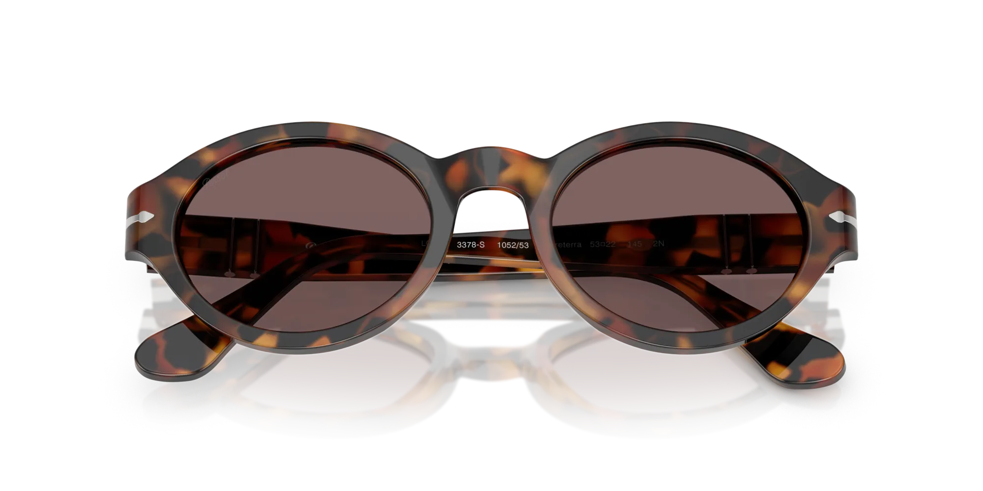 Persol PO3378S LORIS 105253 Occhiali da sole Acetato Tartaruga Viola Rotonda Normale - immagine 2