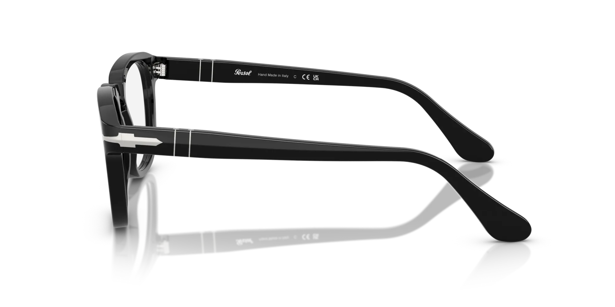 Persol PO3376V 95 Montature da vista Acetato Nero Squadrata Normale - immagine 4