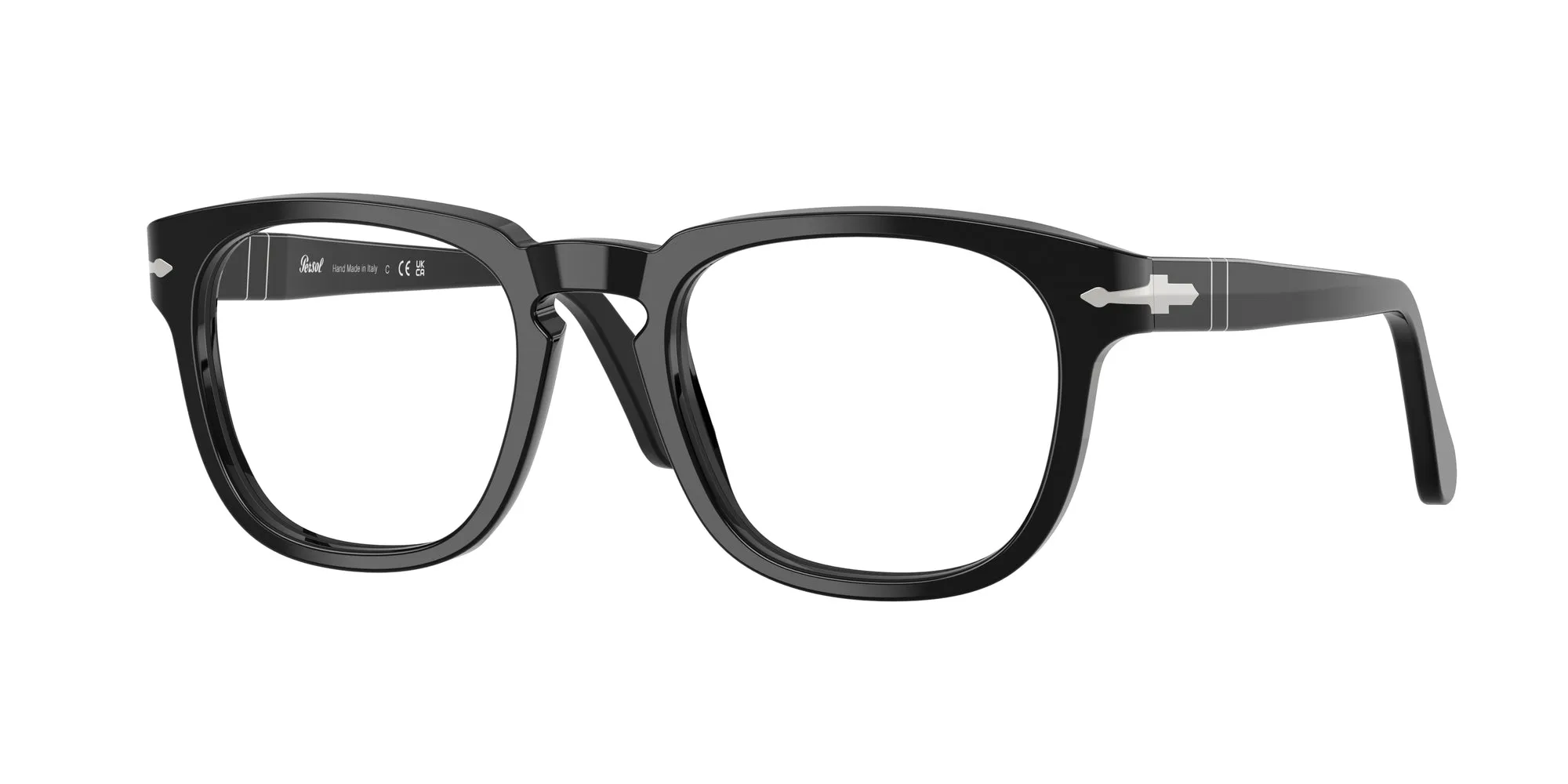 Persol PO3376V 95 Montature da vista Acetato Nero Squadrata Normale - immagine 1