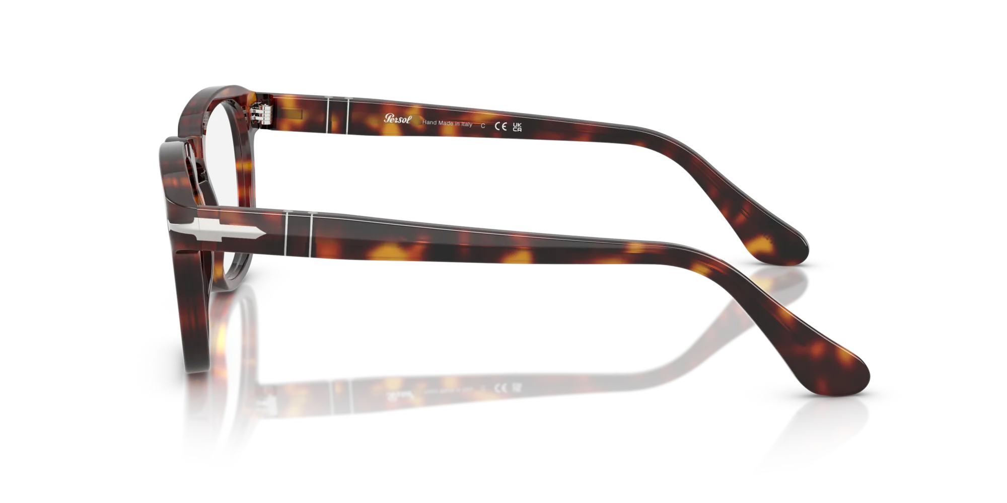 Persol PO3376V 24 Montature da vista Acetato Tartaruga Squadrata Normale - immagine 4
