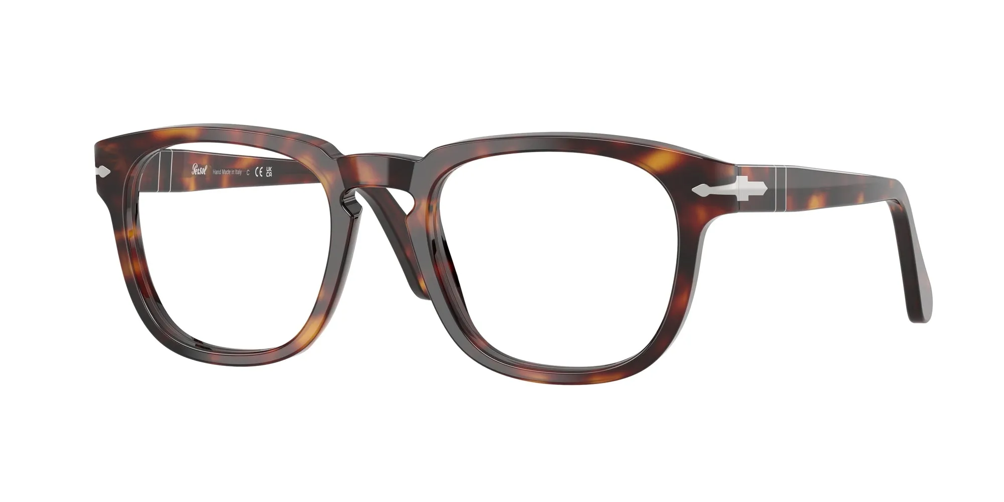 Persol PO3376V 24 Montature da vista Acetato Tartaruga Squadrata Normale - immagine 1