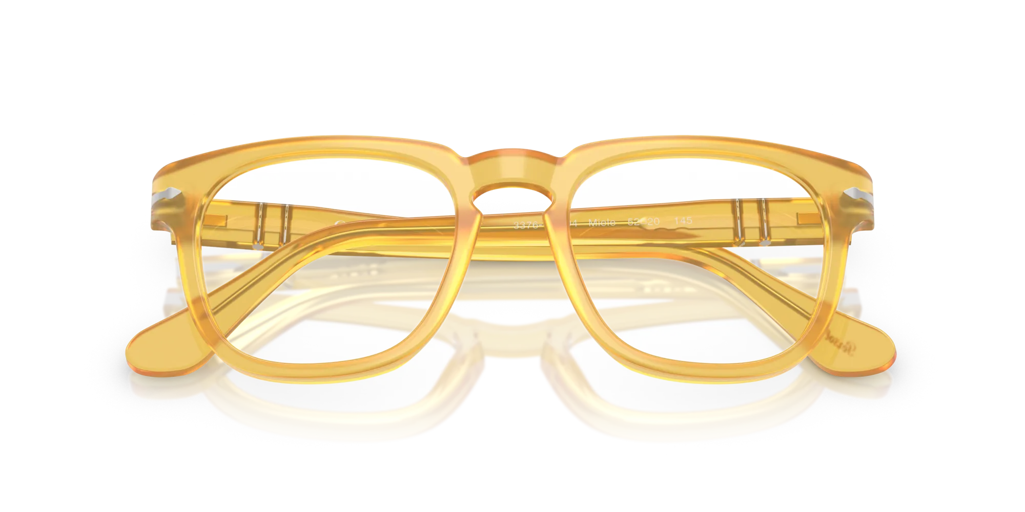 Persol PO3376V 204 Montature da vista Acetato Giallo Squadrata Normale - immagine 2