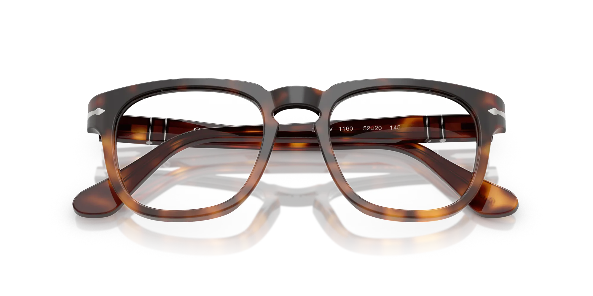 Persol PO3376V 1160 Montature da vista Acetato Marrone Squadrata Normale - immagine 2