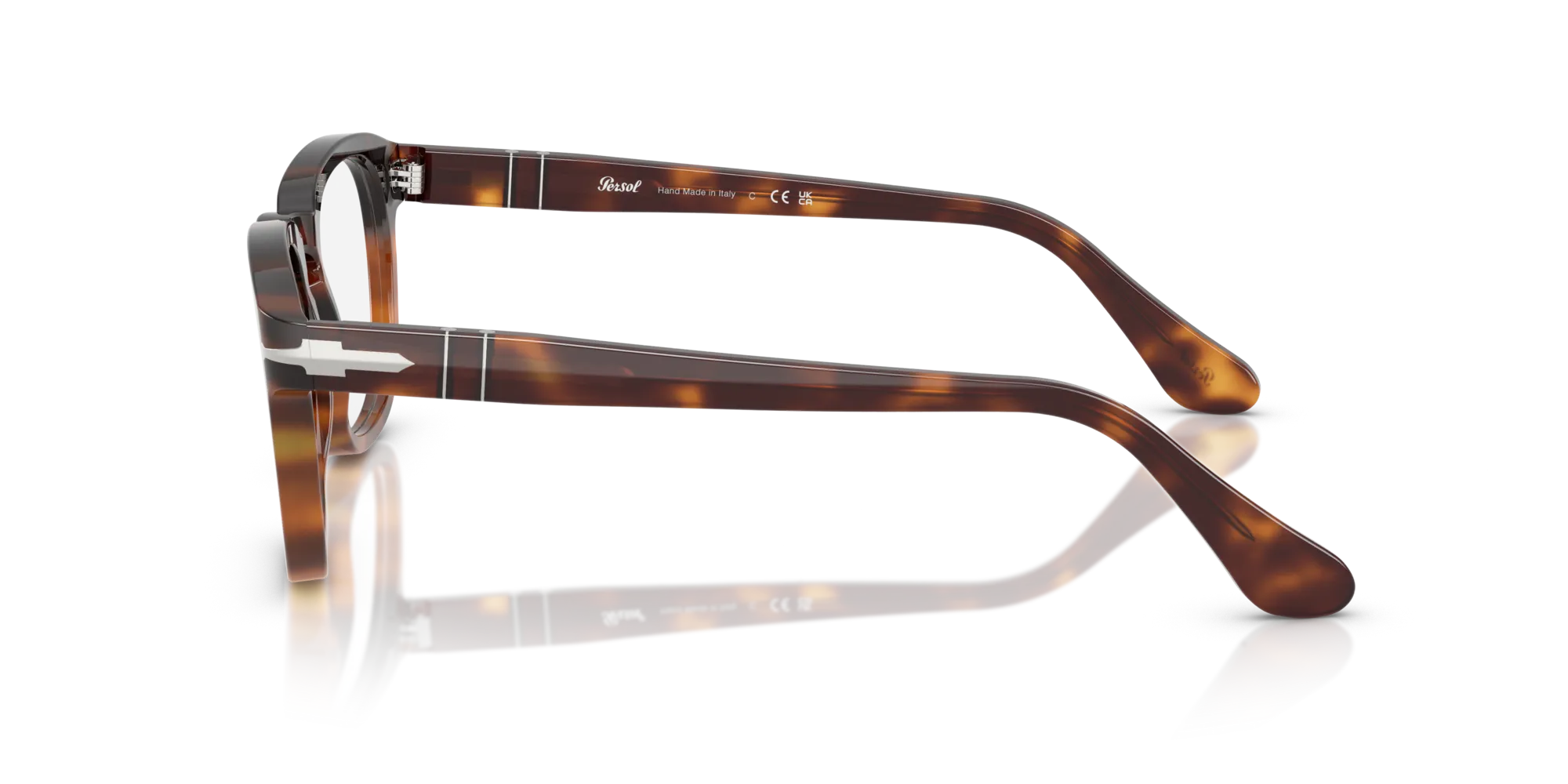 Persol PO3376V 1160 Montature da vista Acetato Marrone Squadrata Normale - immagine 4