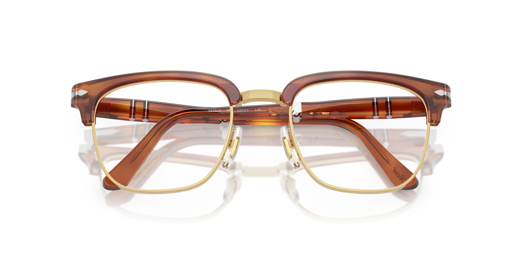 Persol PO3375V 96 Montature da vista Acetato Marrone Squadrata Normale - immagine 2