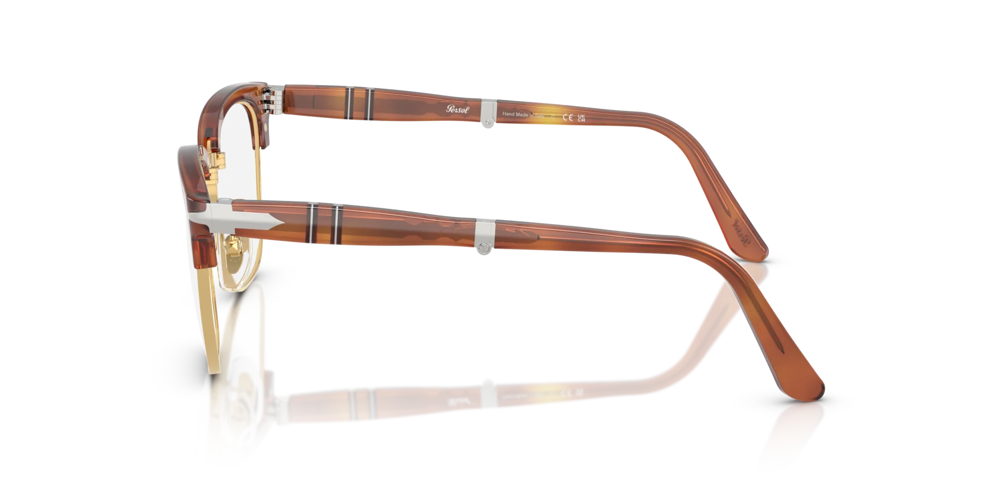 Persol PO3375V 96 Montature da vista Acetato Marrone Squadrata Normale - immagine 4