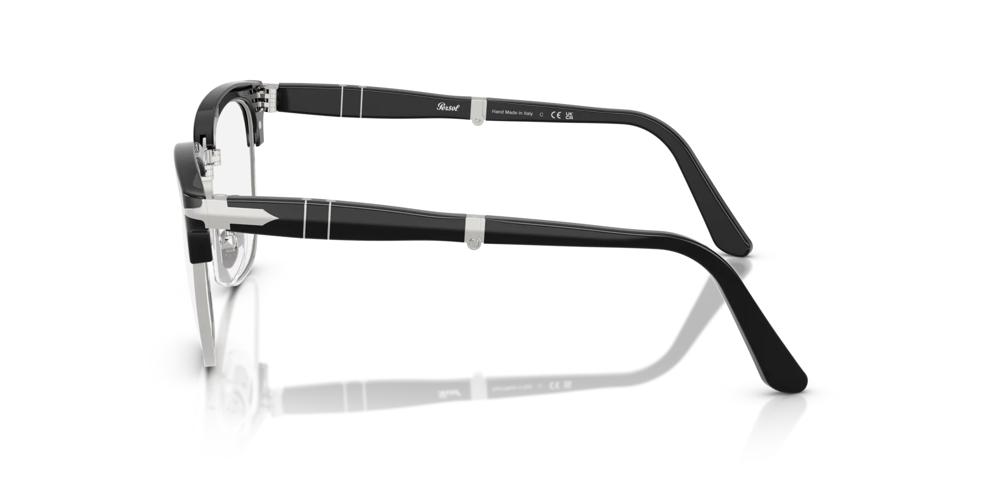 Persol PO3375V 95 Montature da vista Acetato Nero Squadrata Normale - immagine 4