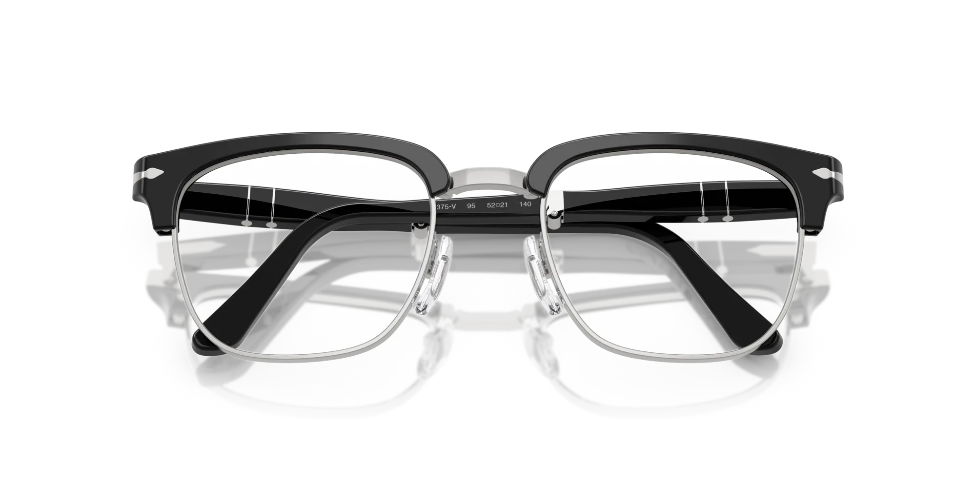 Persol PO3375V 95 Montature da vista Acetato Nero Squadrata Normale - immagine 2