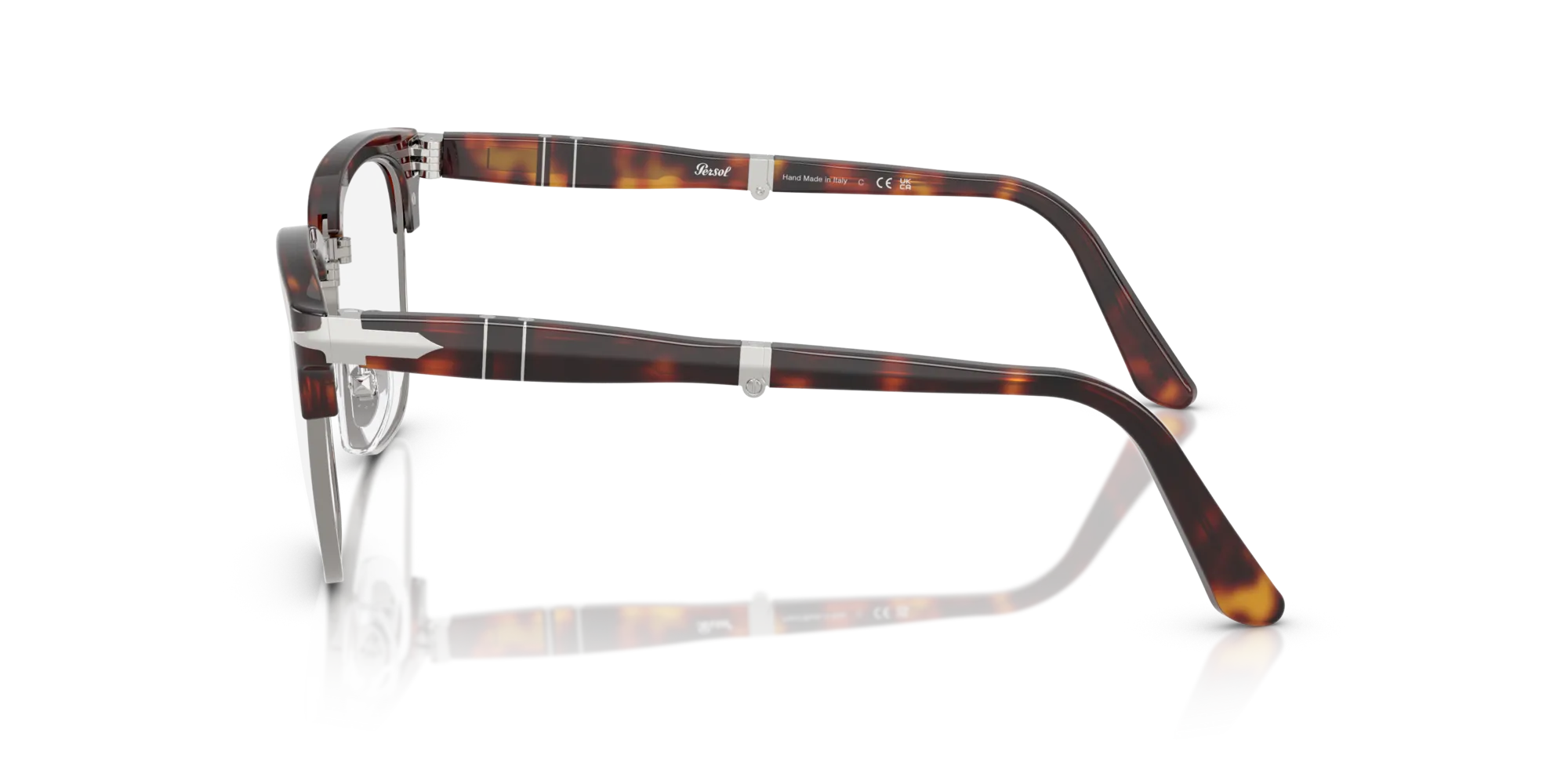 Persol PO3375V 24 Montature da vista Acetato Tartaruga Squadrata Normale - immagine 4