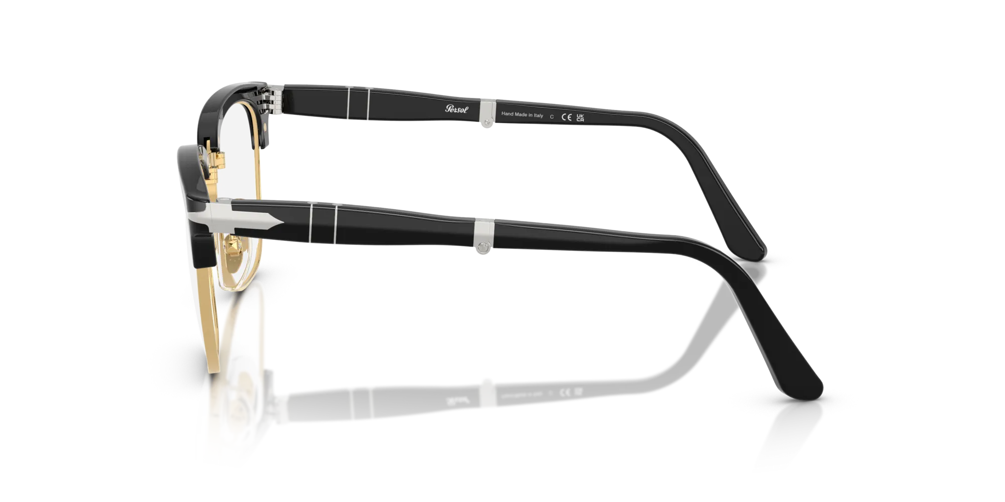 Persol PO3375V 1225 Montature da vista Acetato Nero Squadrata Normale - immagine 4