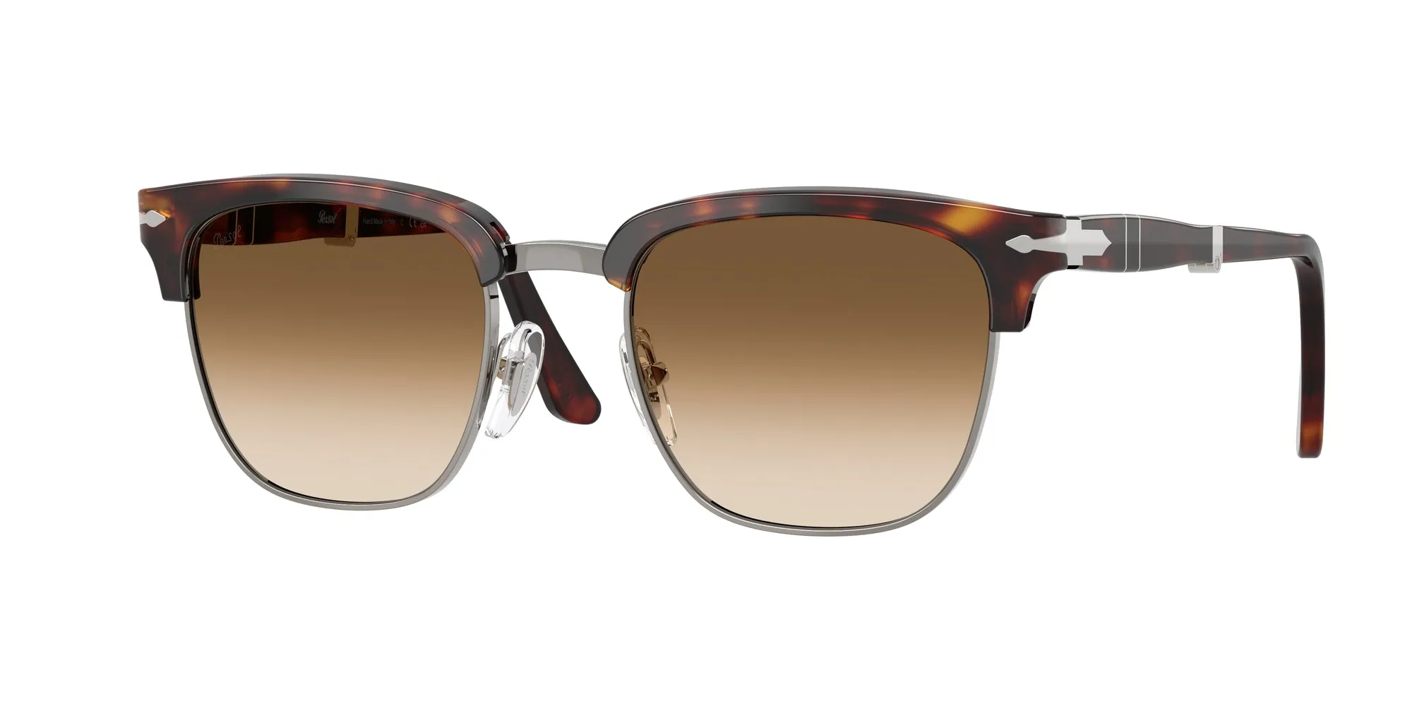 Persol PO3375S 24/51 Occhiali da sole Acetato Tartaruga Marrone Squadrata Normale Sfumato - immagine 1