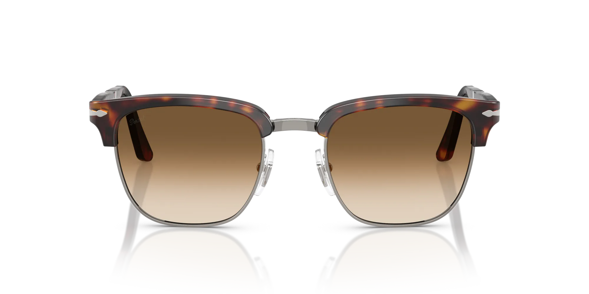 Persol PO3375S 24/51 Occhiali da sole Acetato Tartaruga Marrone Squadrata Normale Sfumato - immagine 3