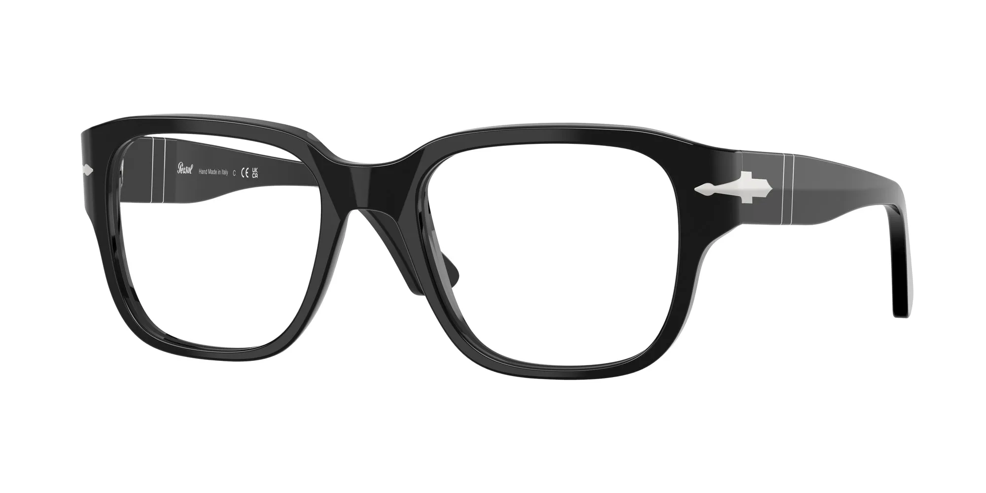 Persol PO3374V 95 Montature da vista Acetato Nero Squadrata Normale - immagine 1