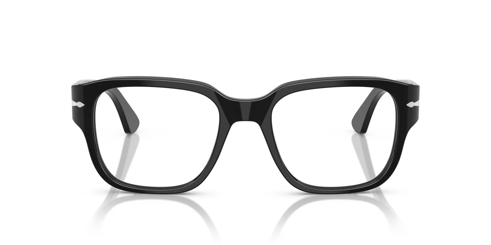Persol PO3374V 95 Montature da vista Acetato Nero Squadrata Normale - immagine 3