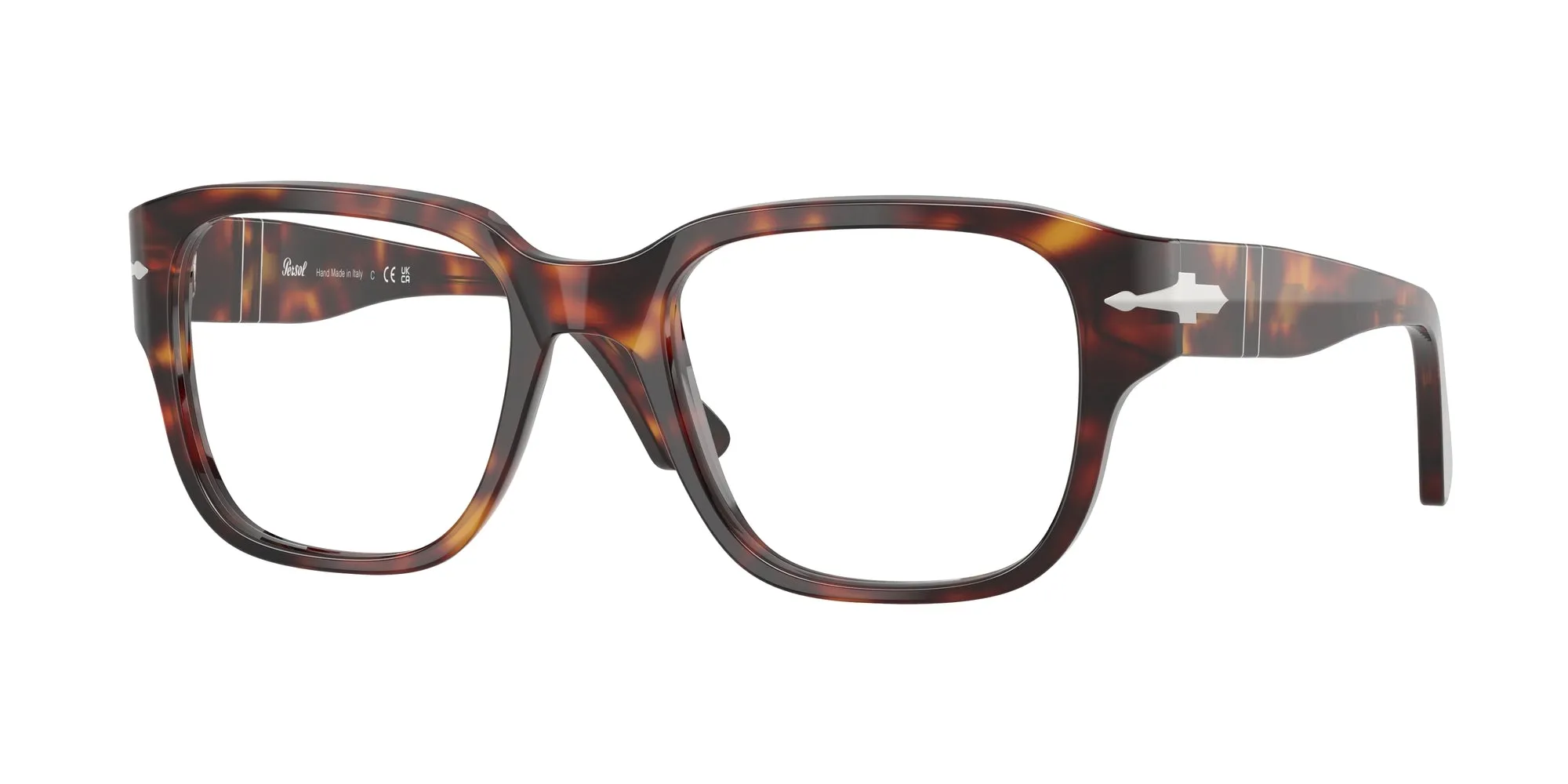 Persol PO3374V 24 Montature da vista Acetato Tartaruga Squadrata Normale - immagine 1