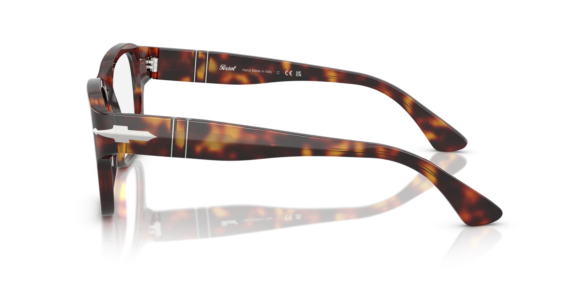 Persol PO3374V 24 Montature da vista Acetato Tartaruga Squadrata Normale - immagine 4