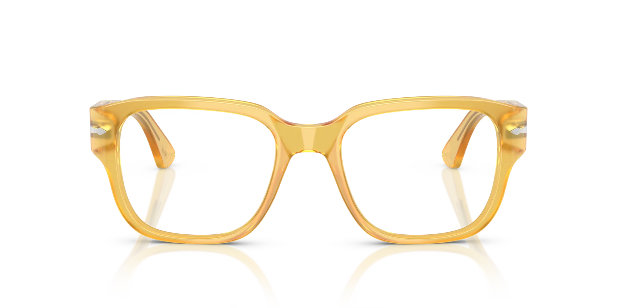 Persol PO3374V 204 Montature da vista Acetato Giallo Squadrata Normale - immagine 3