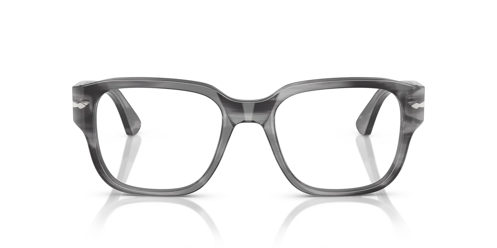 Persol PO3374V 1192 Montature da vista Acetato Grigio Squadrata Normale - immagine 3