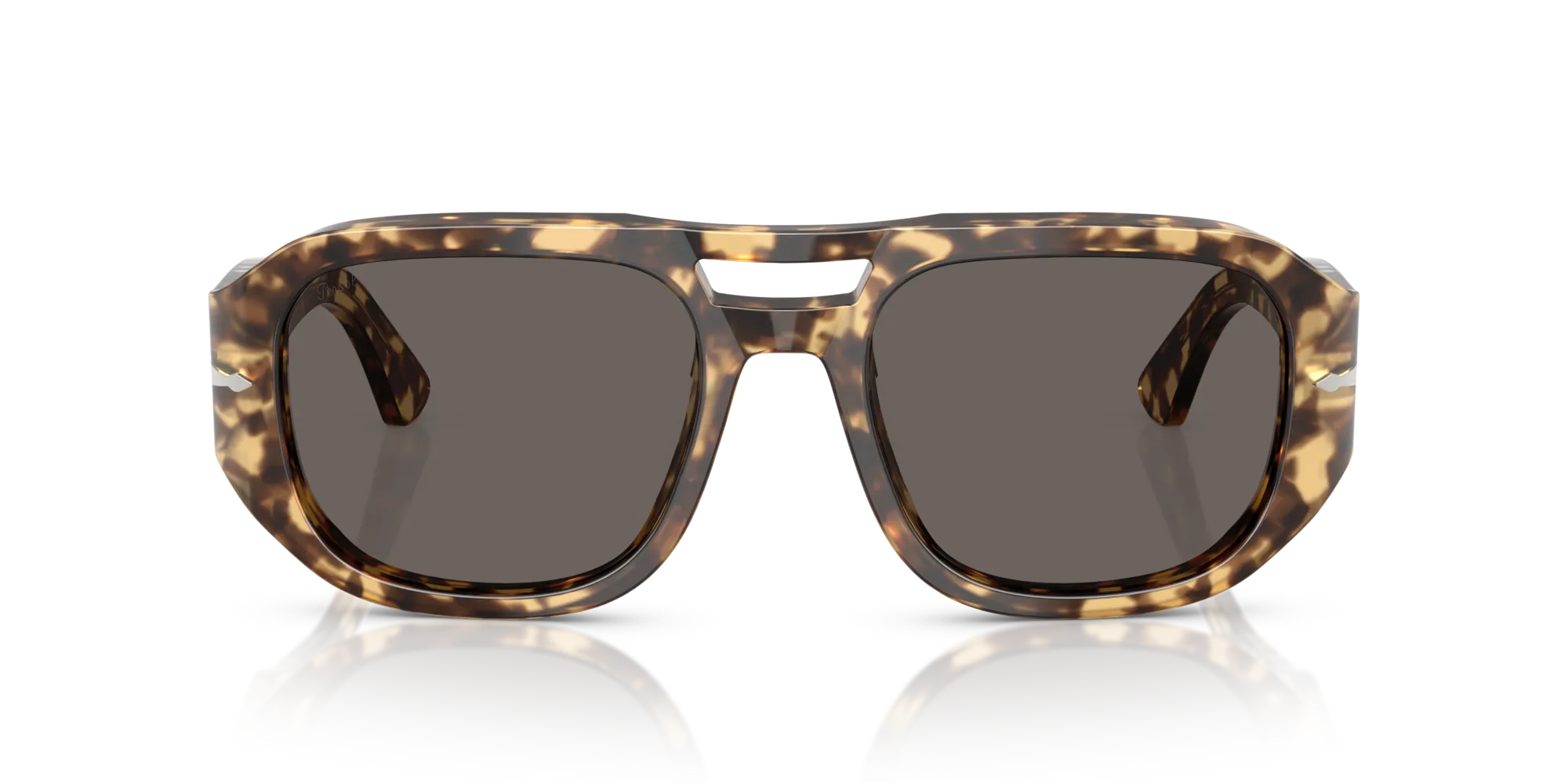 Persol PO3373S VINCENT 1056B1 Occhiali da sole Acetato Marrone Grigio Pilot Normale - immagine 3