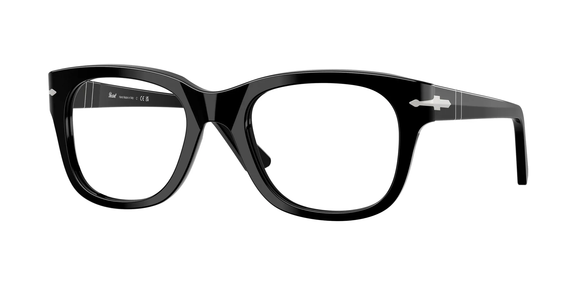 Persol PO3372V 95 Montature da vista Acetato Nero Squadrata Normale - immagine 1