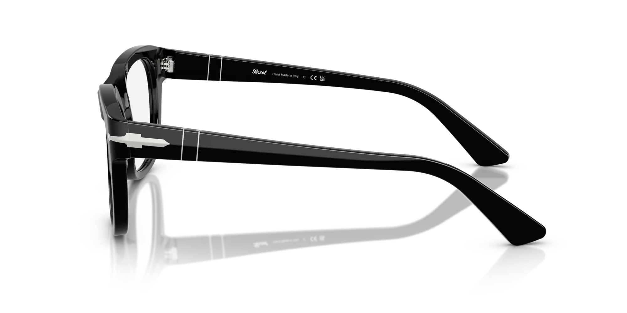 Persol PO3372V 95 Montature da vista Acetato Nero Squadrata Normale - immagine 4