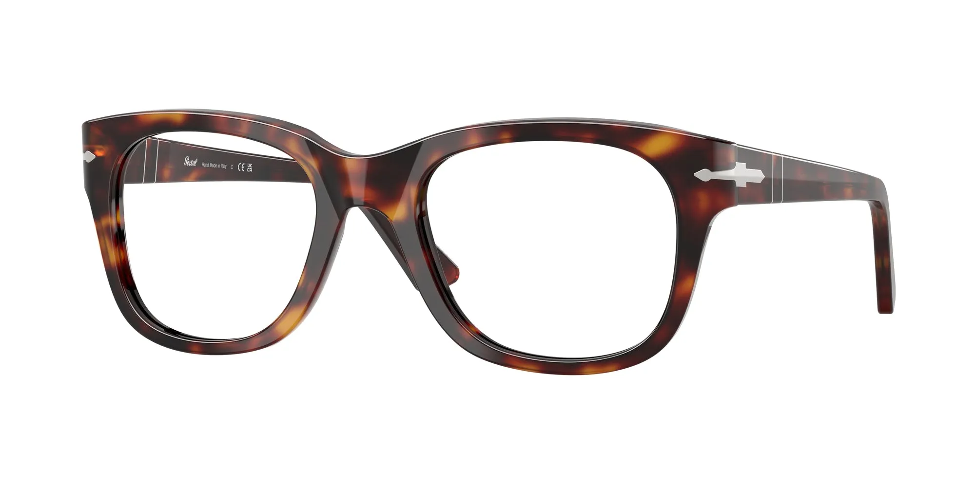 Persol PO3372V 1224 Montature da vista Acetato Grigio Squadrata Normale - immagine 1