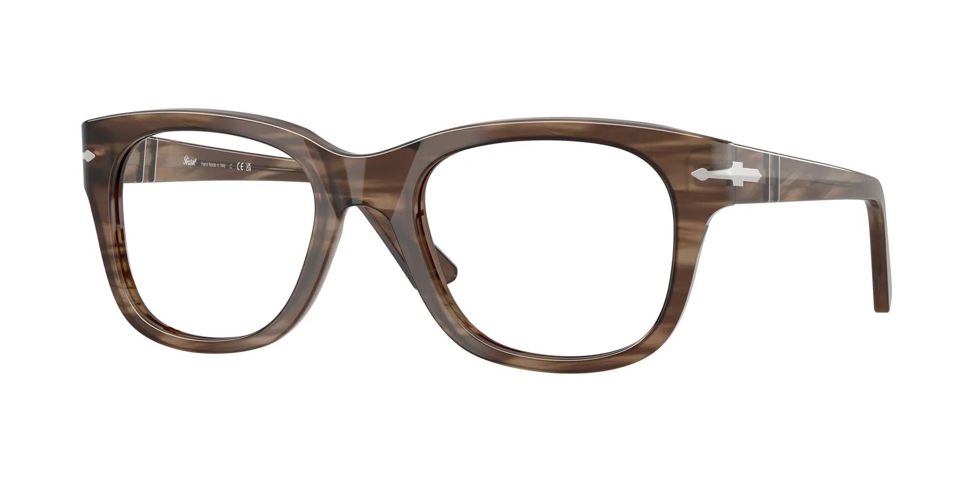 Persol PO3372V 1208 Montature da vista Acetato Tartaruga Squadrata Normale - immagine 1