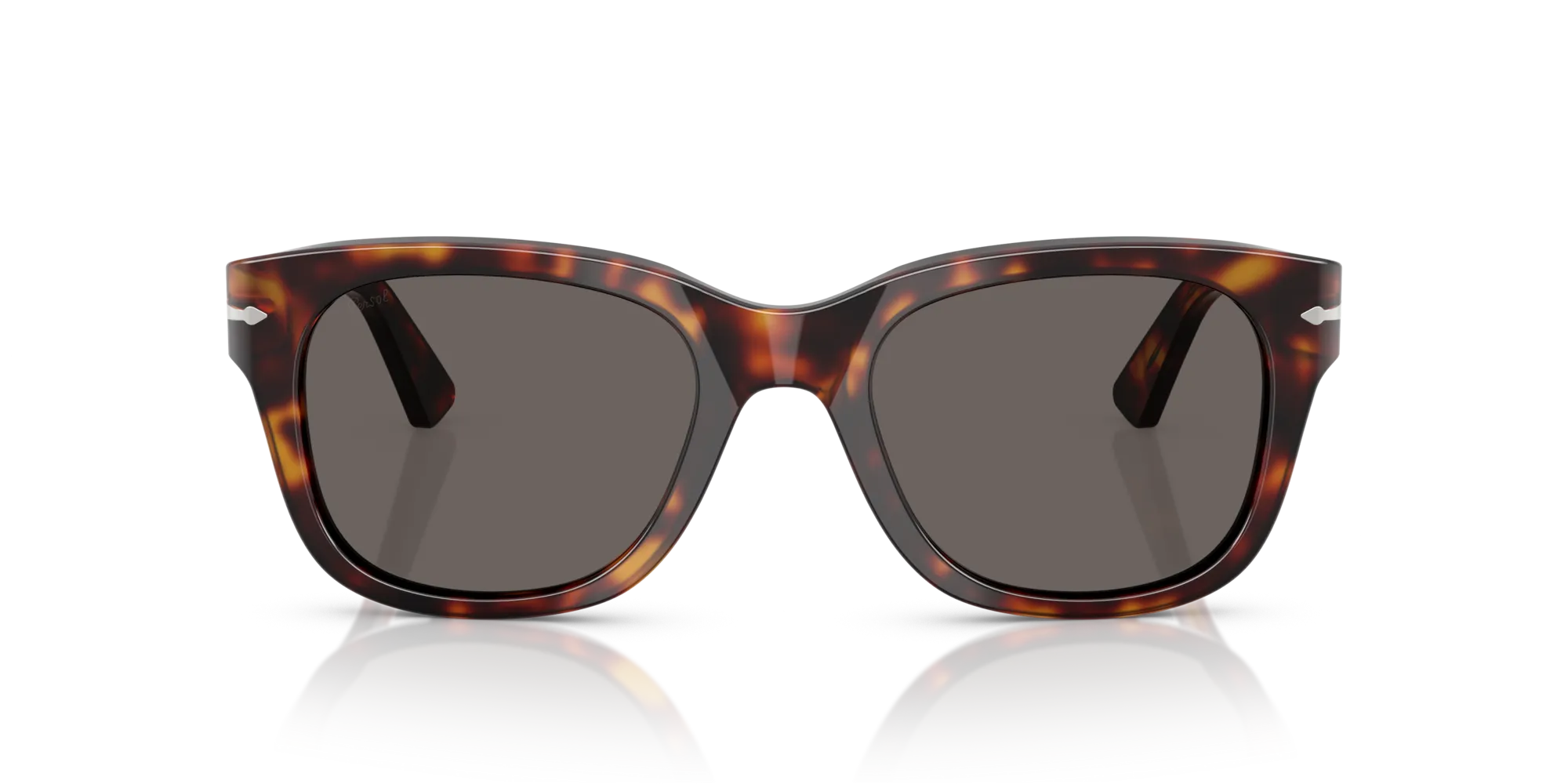 Persol PO3372S 24/B1 Occhiali da sole Acetato Tartaruga Grigio Squadrata Normale - immagine 3