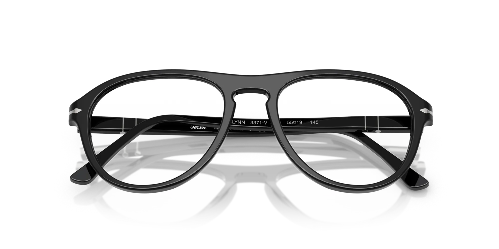 Persol PO3371V LYNN 95 Montature da vista Acetato Nero Pilot Normale - immagine 2