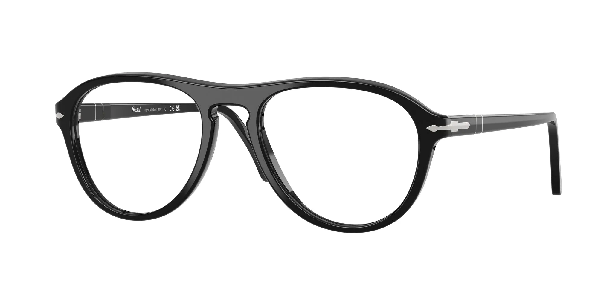 Persol PO3371V LYNN 95 Montature da vista Acetato Nero Pilot Normale - immagine 1