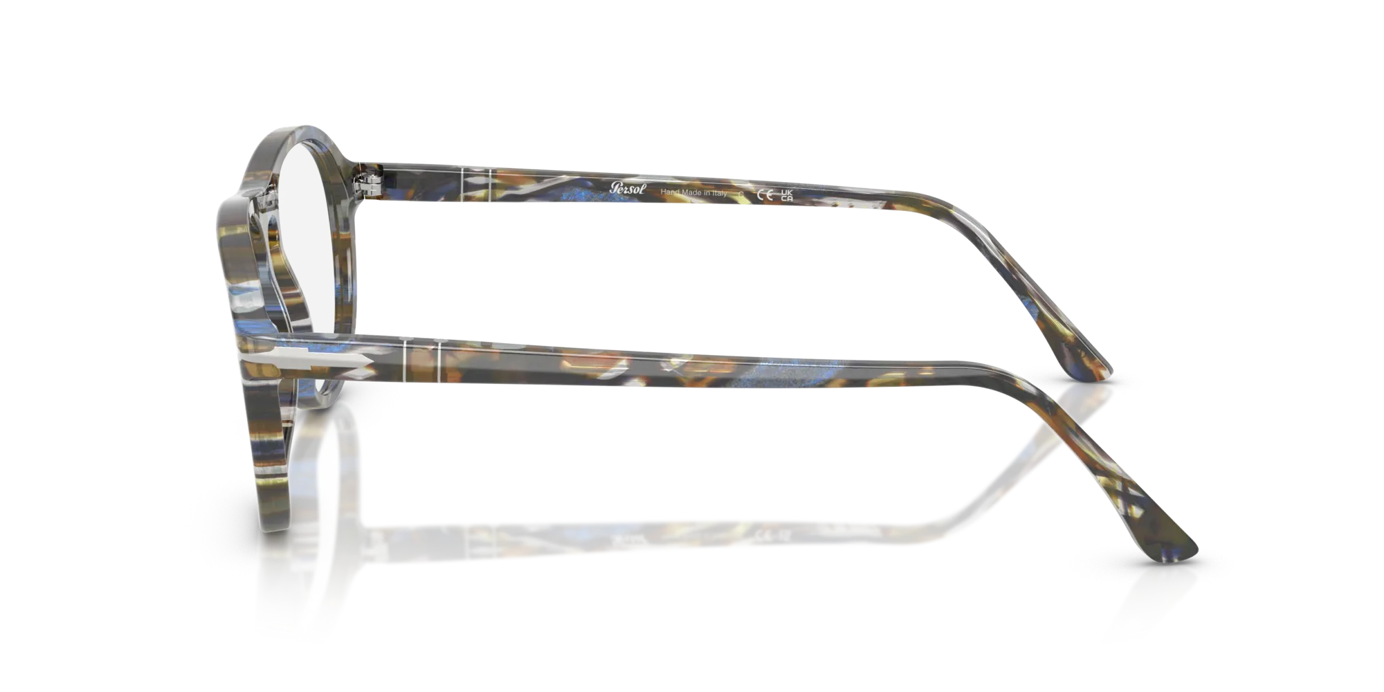 Persol PO3371V LYNN 1222 Montature da vista Acetato Multi-colore Pilot Normale - immagine 4