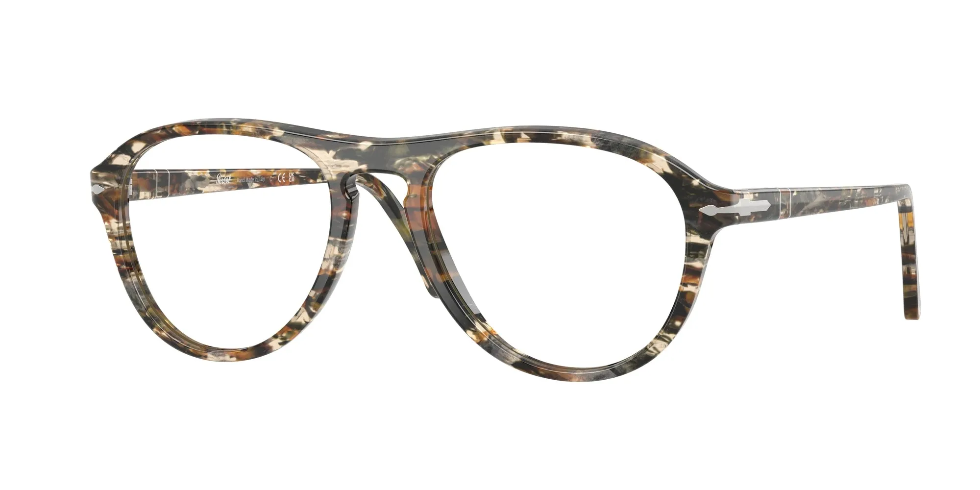 Persol PO3371V LYNN 1221 Montature da vista Acetato Multi-colore Pilot Normale - immagine 1