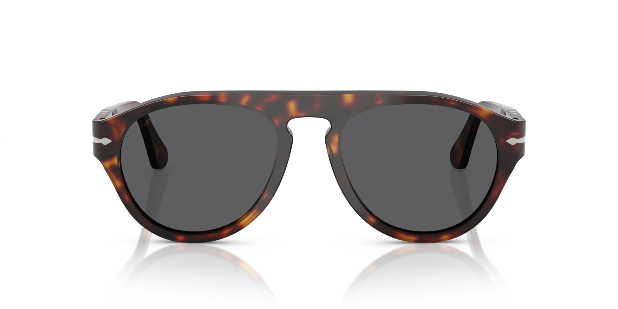 Persol PO3370S 24/B1 Occhiali da sole Acetato Tartaruga Grigio Pilot Normale - immagine 3