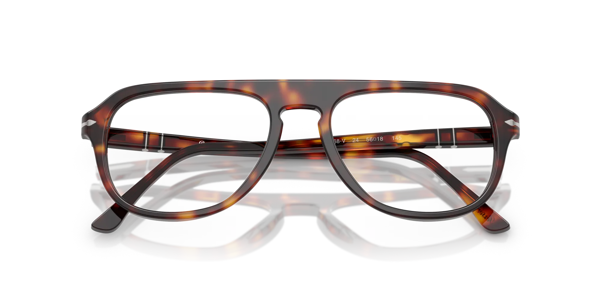Persol PO3368V 24 Montature da vista Acetato Tartaruga Pilot Normale - immagine 2