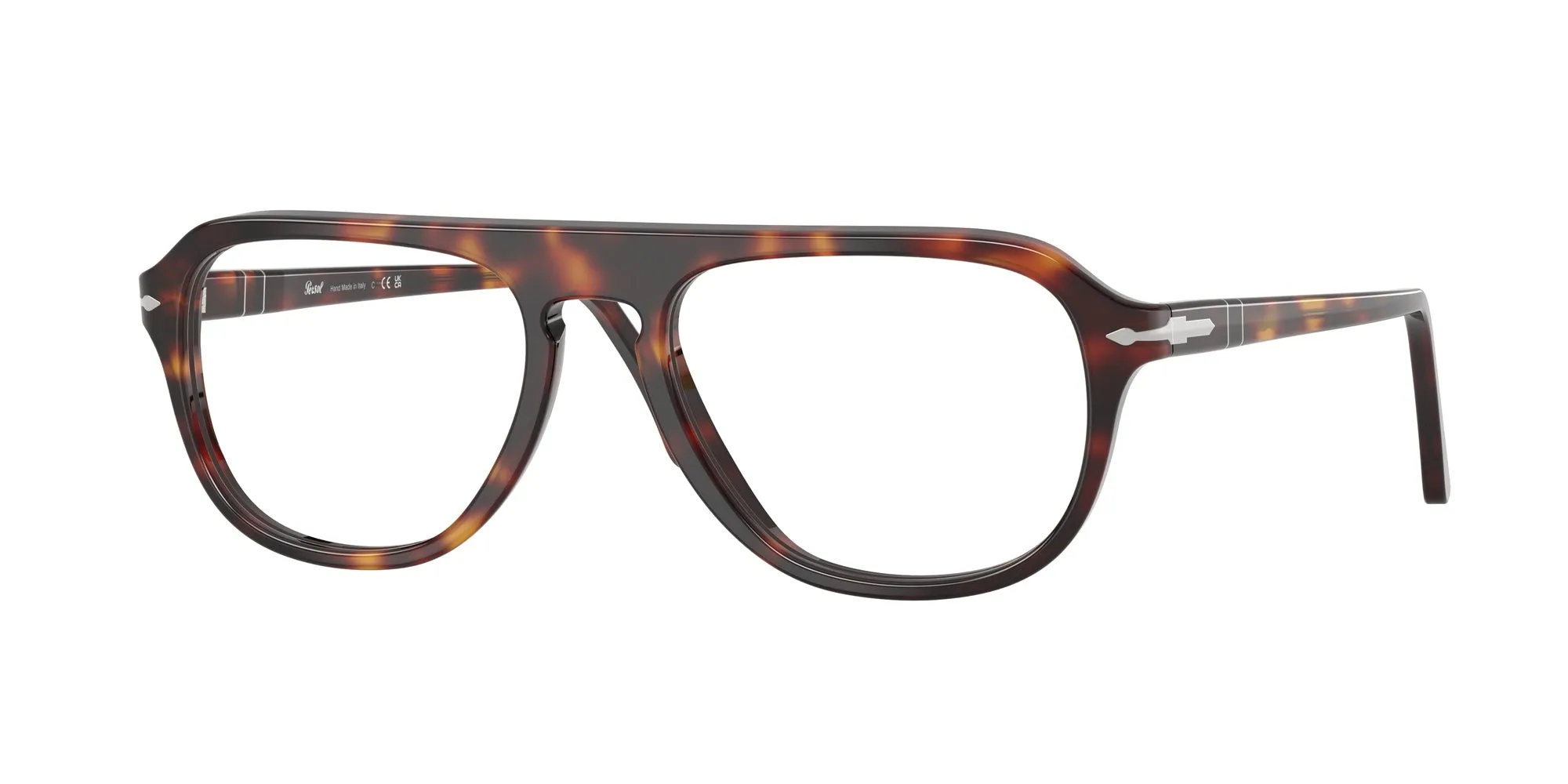 Persol PO3368V 24 Montature da vista Acetato Tartaruga Pilot Normale - immagine 1