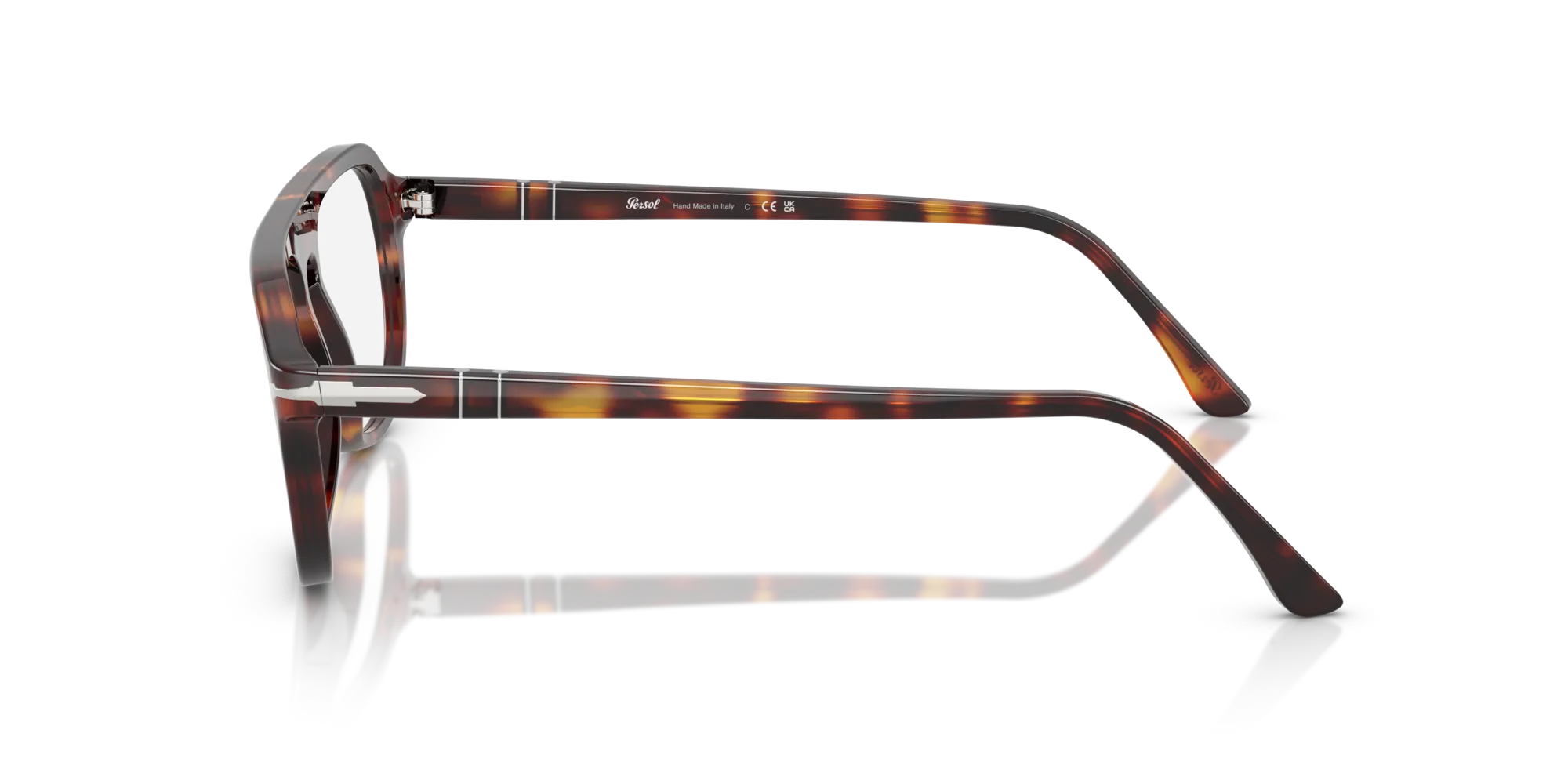 Persol PO3368V 24 Montature da vista Acetato Tartaruga Pilot Normale - immagine 4