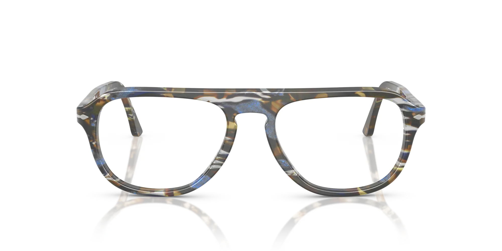 Persol PO3368V 1222 Montature da vista Acetato Multi-colore Pilot Normale - immagine 3