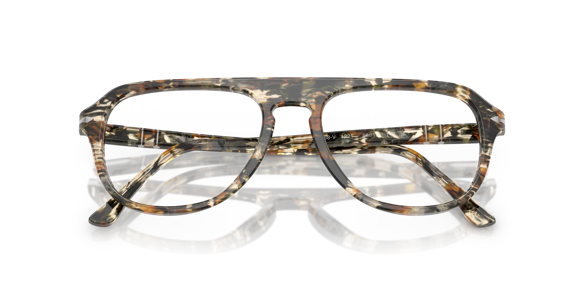 Persol PO3368V 1221 Montature da vista Acetato Multi-colore Pilot Normale - immagine 2