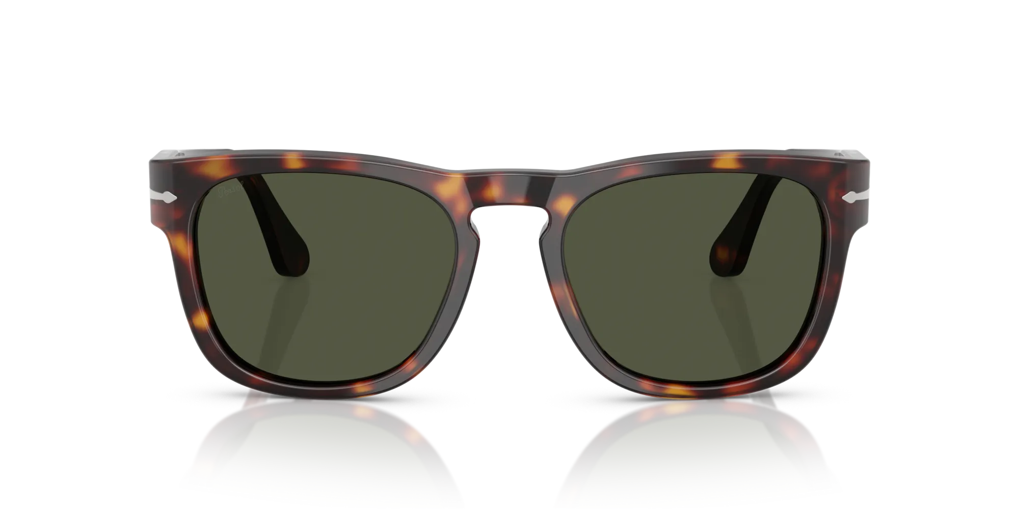 Persol PO3333S ELIO 24/31 Occhiali da sole Acetato Tartaruga Verde Squadrata Normale - immagine 3