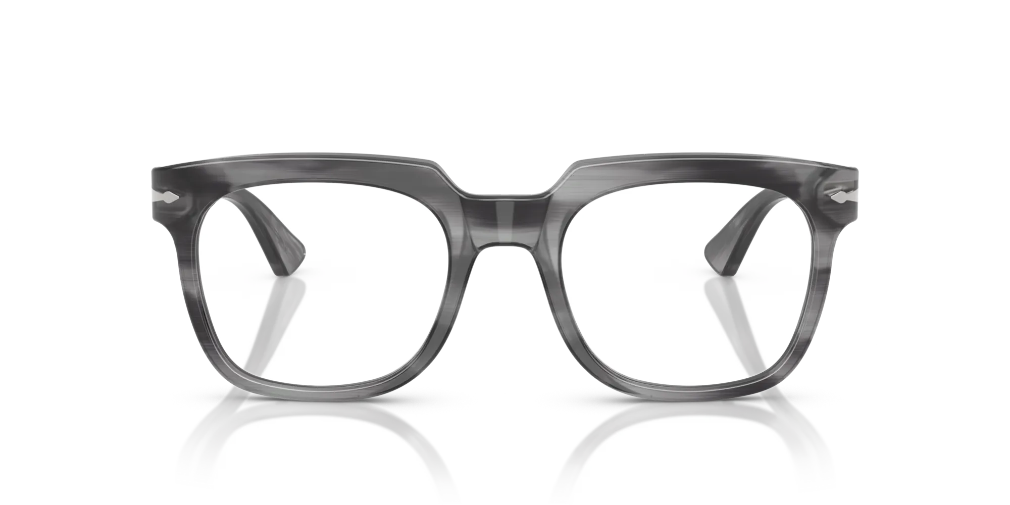 Persol PO3325V 1192 Montature da vista Acetato Grigio Pillow Normale - immagine 3