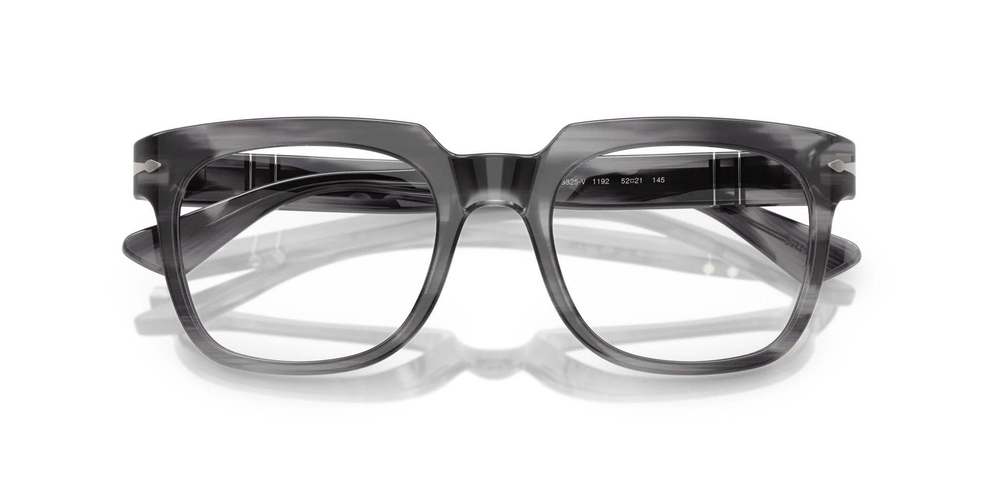 Persol PO3325V 1192 Montature da vista Acetato Grigio Pillow Normale - immagine 2