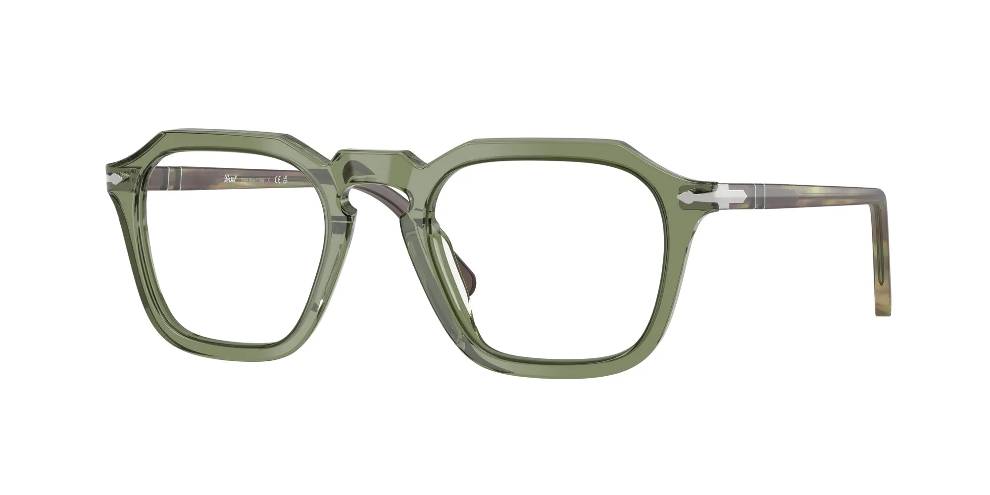 Persol PO3292V 1226 Montature da vista Acetato Verde Squadrata Normale - immagine 1