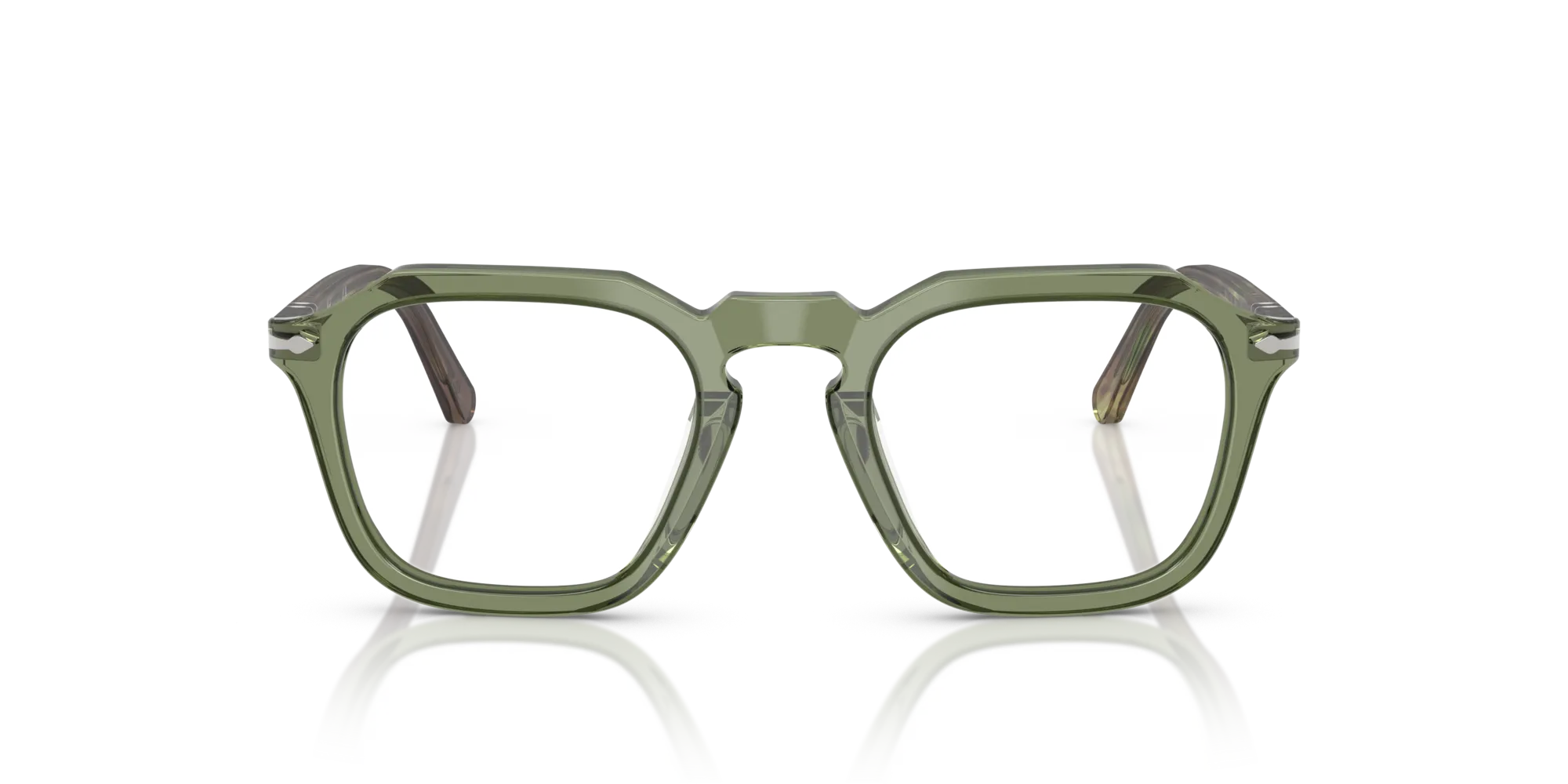 Persol PO3292V 1226 Montature da vista Acetato Verde Squadrata Normale - immagine 3