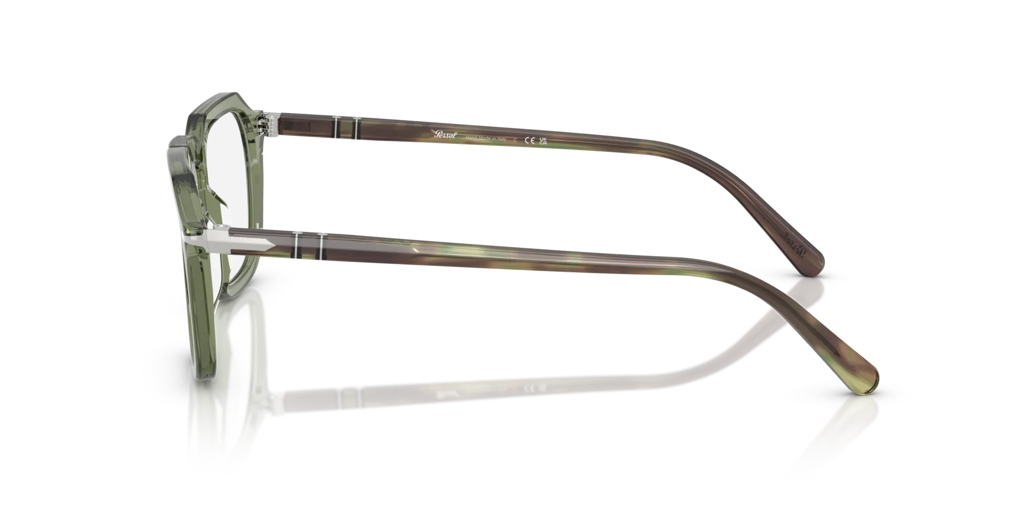 Persol PO3292V 1226 Montature da vista Acetato Verde Squadrata Normale - immagine 4